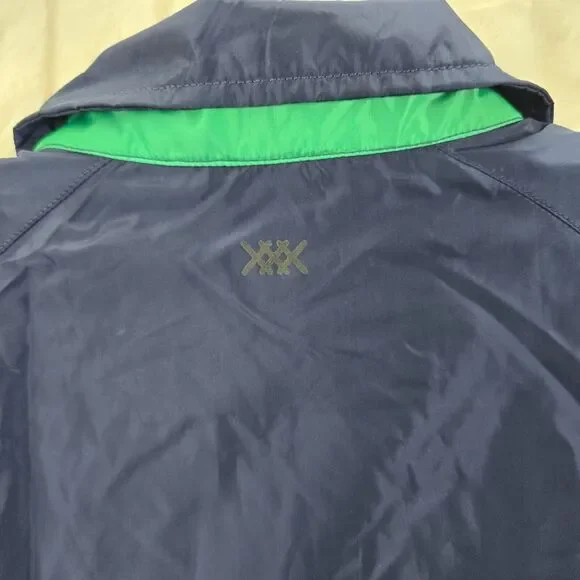 NWT Rhone Men's 100% Polyester Lined Snap Button Windbreaker Jacket Size M